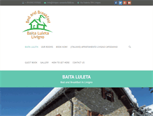 Tablet Screenshot of bedandbreakfastlivigno.com